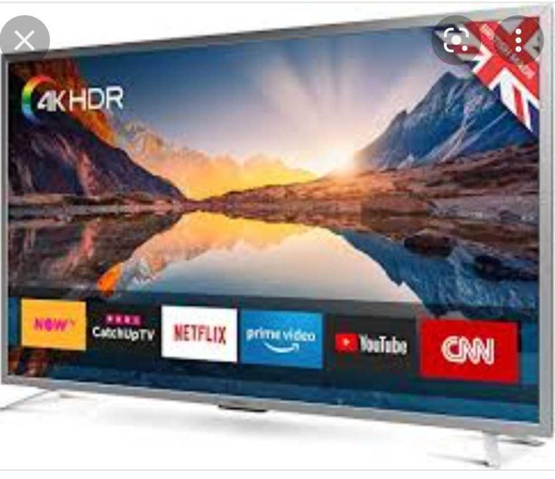 RRP £1200 Boxed Cello C75Sfs-4K 75" Superfast Smart 4K Hdr Tv