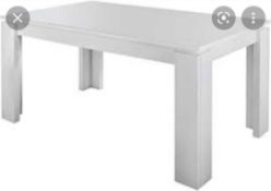 RRP £300 BOXED Furnline Room Dining Table With Pull-Out