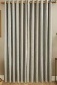 RRP £160 Bagged John Lewis & Partners Chenille Pair Blackout Lined Eyelet Curtains