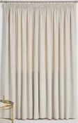 RRP £135 Bagged John Lewis Velevet Champagne Eyelet Curtains