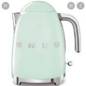 RRP £150 Bagged Mint Green Smeg Jug Kettle