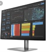 RRP £300 Hp 27M Computer Monitor In Black(00710444)(Jj)