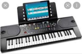 RRP £120 Boxed Rockjam 49 Key Music Keyboard