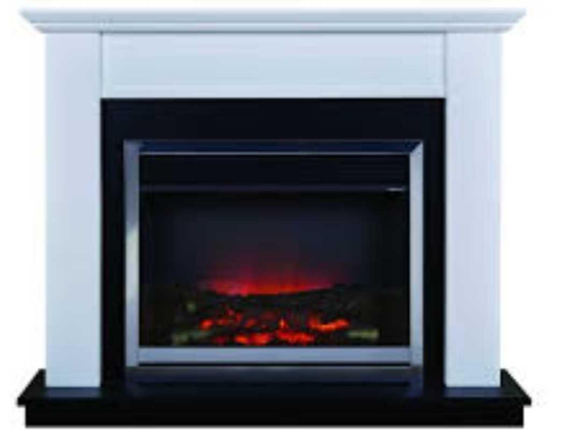 RRP £430 Boxed Antigua Electric Fire Suite