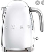 RRP £180 Smeg 1.7L Jug Kettle In Chrome