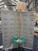 RRP £120 Wooden Uplighter Floor Lamp