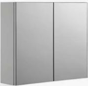 RRP £100 Boxed John Lewis White Metal Double Cabinet