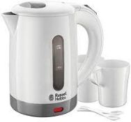 RRP 800 New And Sealed Lot To Contain (82 items), Russell Hobbs 23840 Compact Travel Electric