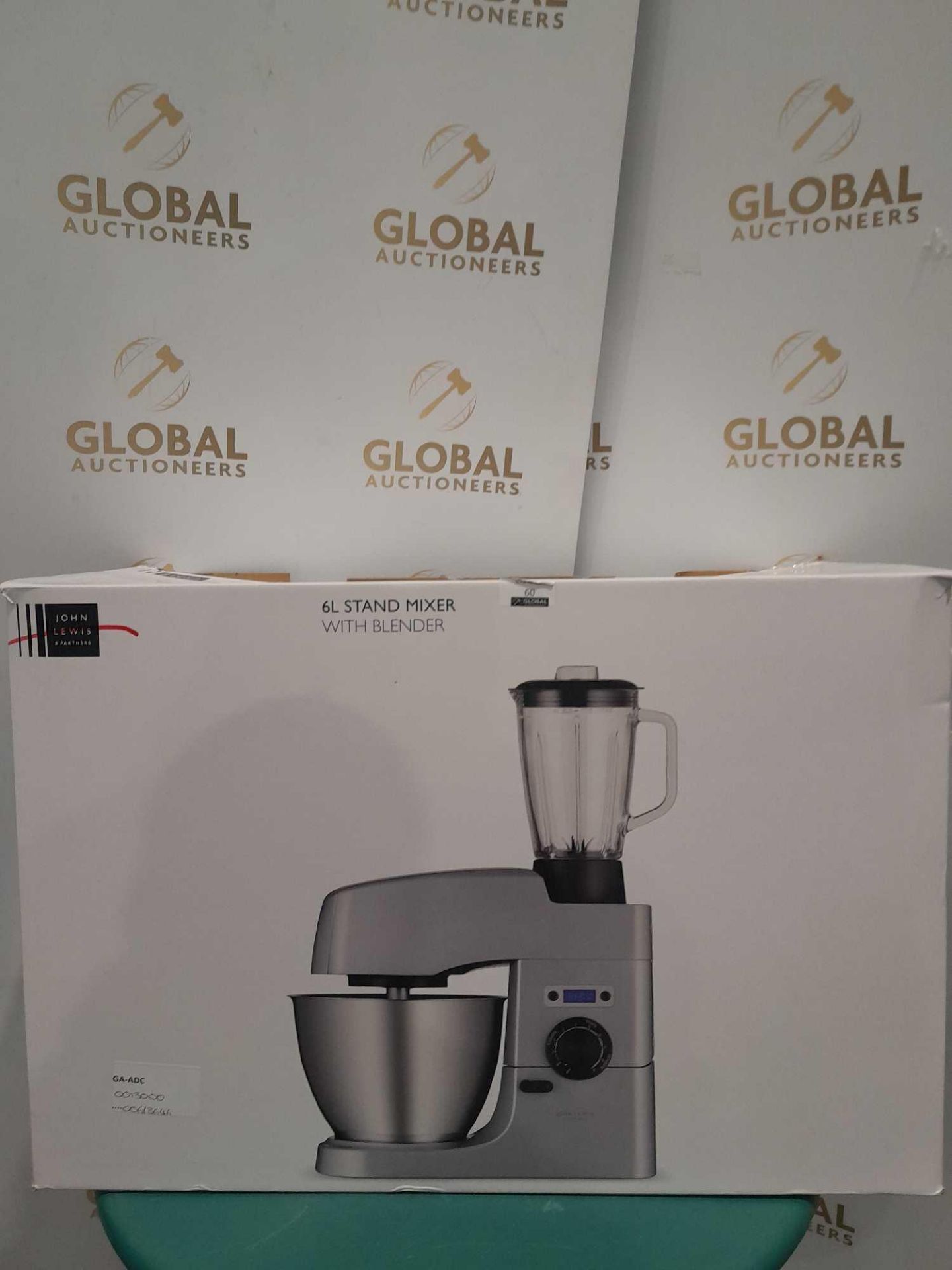 RRP £130 Boxed John Lewis 6L Stand Mixer With Blender - Image 2 of 2