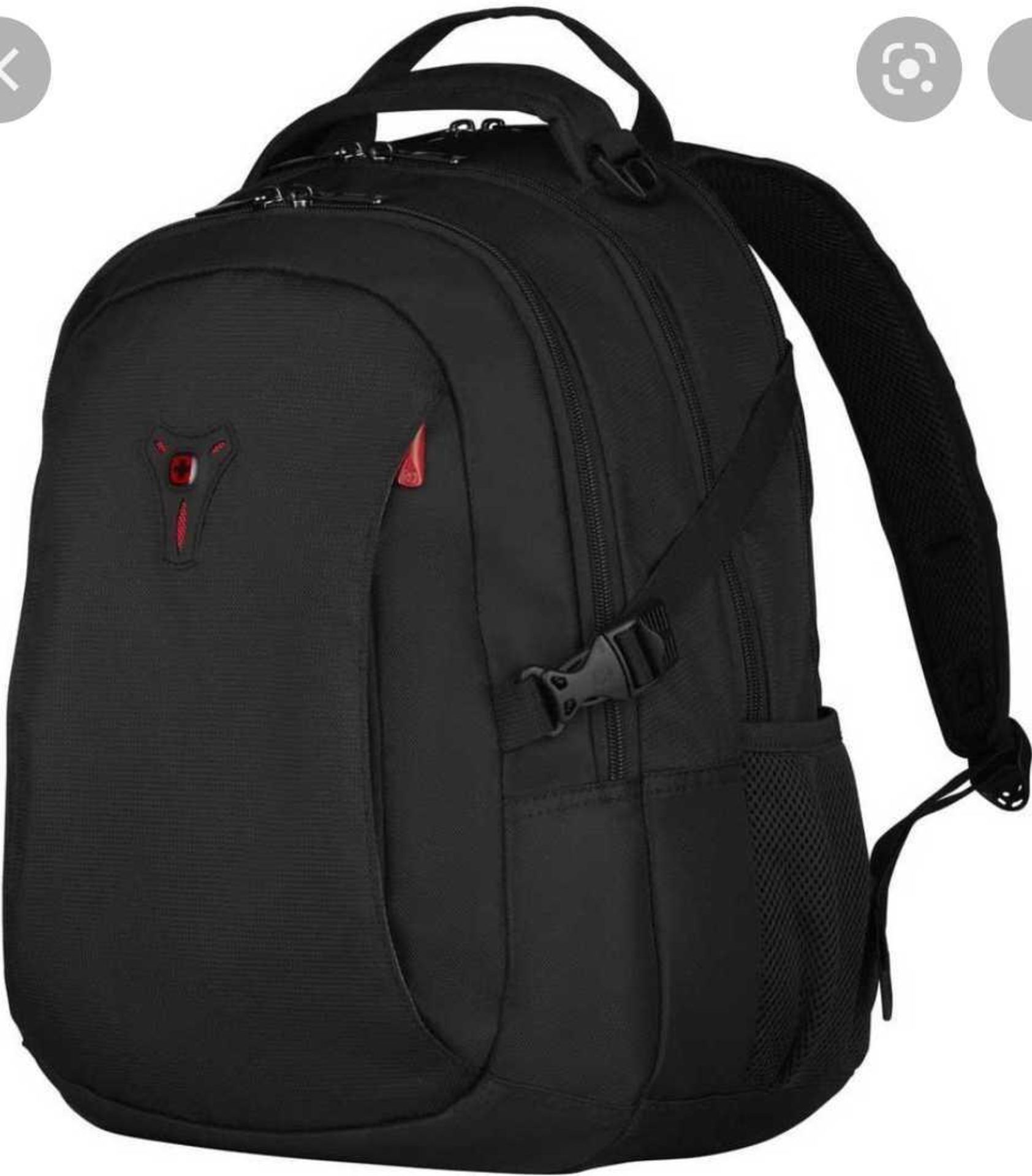 RRP £120 Lot To Contain X2 Wenger Black Backpacks