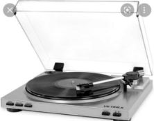 RRP £100 Boxed Victrola 2 Speed Driven Semi Automatic Turntable