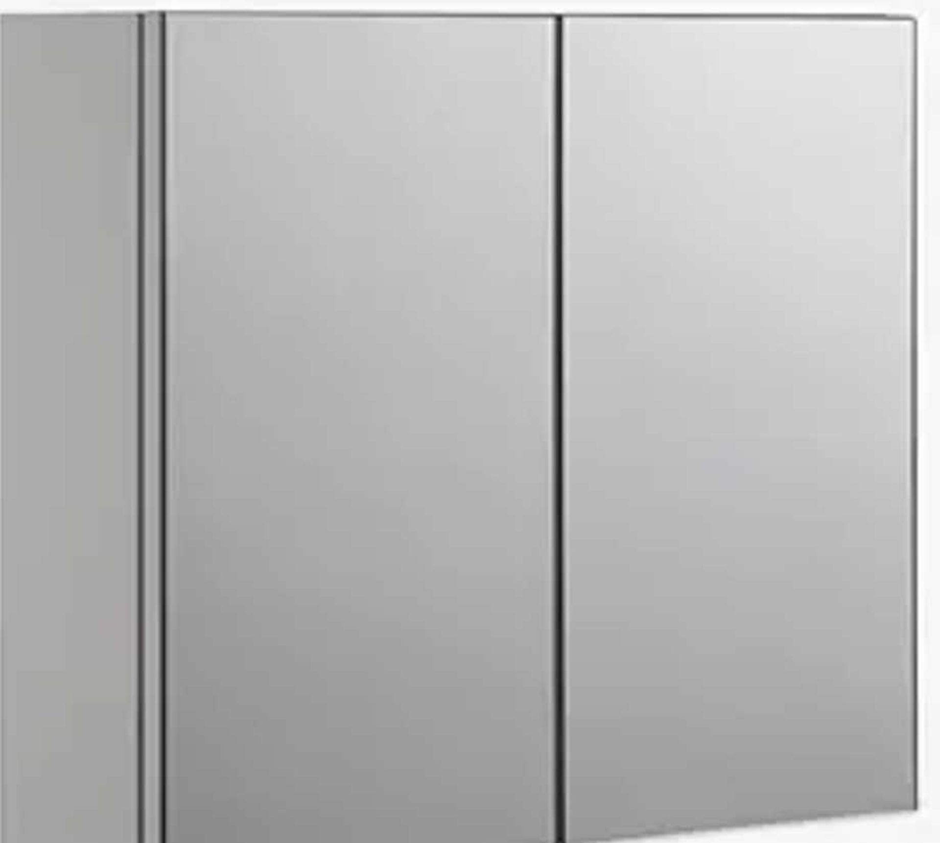 RRP £100 Boxed John Lewis White Metal Double Door Cabinet