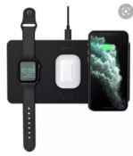 RRP £100 Unboxed Satechi Trio Wireless Charging Pad (P)