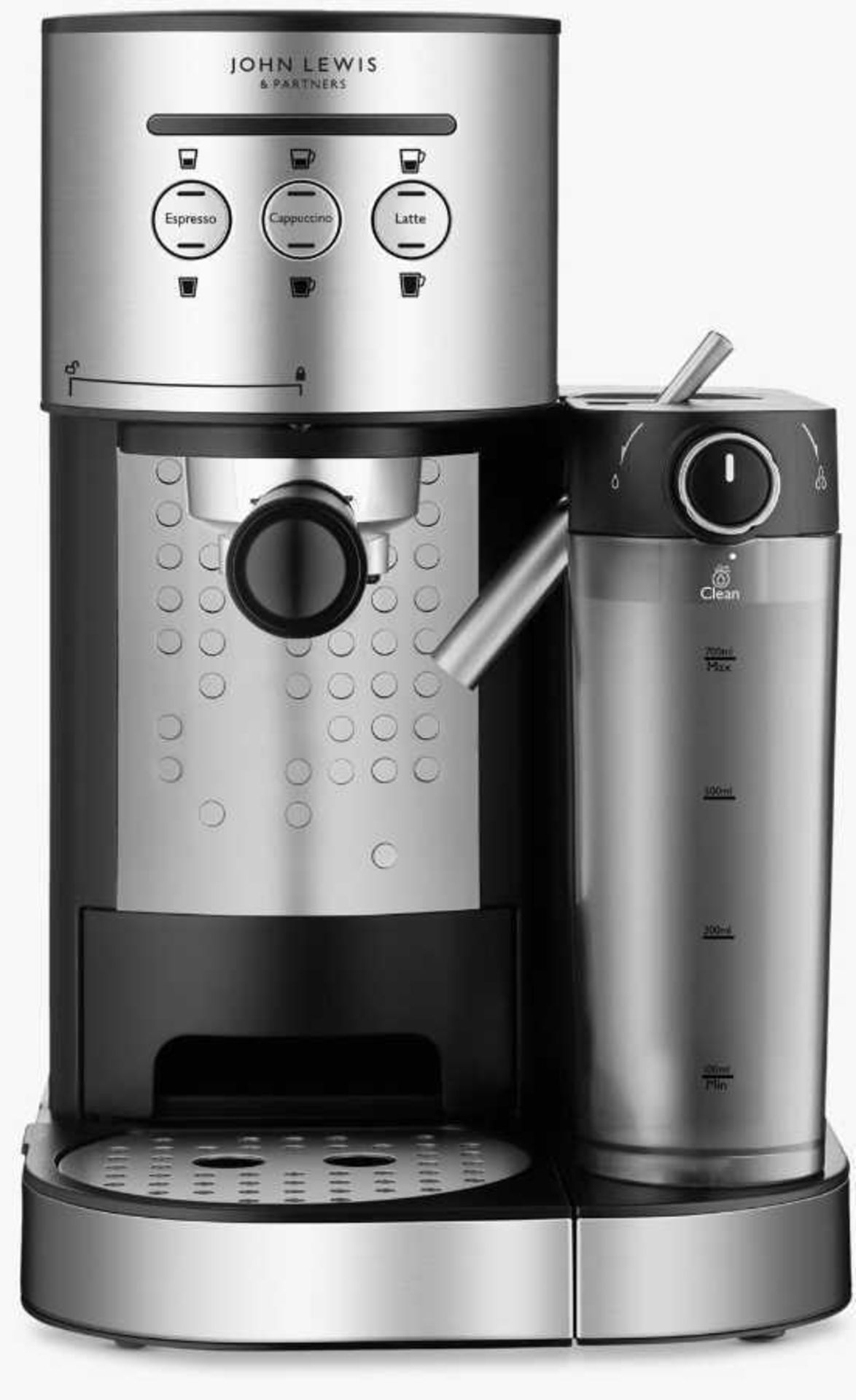 RRP £100 Boxed John Lewis Pump Espresso Integrated Coffee Machine