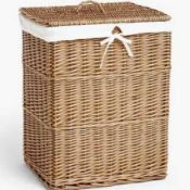 RRP £75 Unboxed John Lewis Wicker Laundry Basket