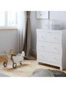 RRP £190 Boxed Little Acorne Traditional Sleigh Changing Table Dresser