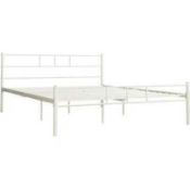 RRP £100 Boxed Dorset 5Ft King-size Metal Bed