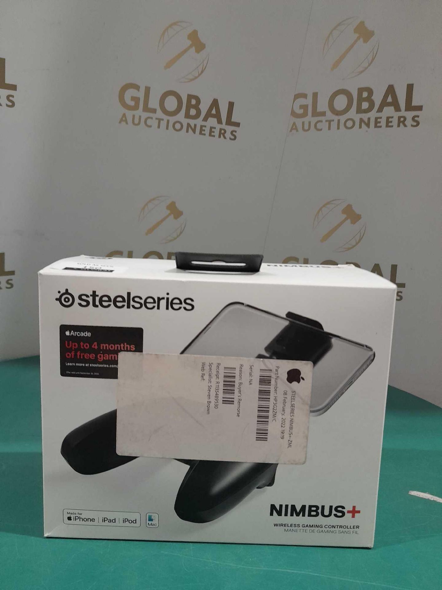 RRP £90 Boxed Steelseries Nimbus Wireless Gaming Control - Image 2 of 2