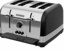 RRP £95 Lot To Contain 2 Items Boxed/Unboxed, Kenwood Toaster And A Morphy Richards 4 Slice Toaster