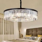 RRP £370 Boxed Adonis 10 Light Crystal Chandelier