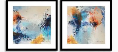 RRP £150 Promise I & Ii Set Of Framed Prints By Natasha Barnes