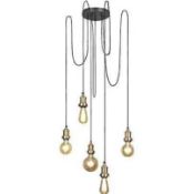 RRP £450 Boxed Brooklyn 5 Light Cluster Pendant