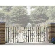 RRP £180 Boxed Rosalind Wheeler Driveway Metal Garden Gate
