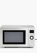 RRP £140 John Lewis Jlsmwo09 Silver Microwave Oven