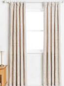 RRP £100 Bagged Pair Of John Lewis 182-228Cm Lined Pencil Pleat Curtains