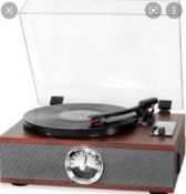 RRP £150 Boxed Victrola 3 Speed Bluetooth 5In1 Turntable