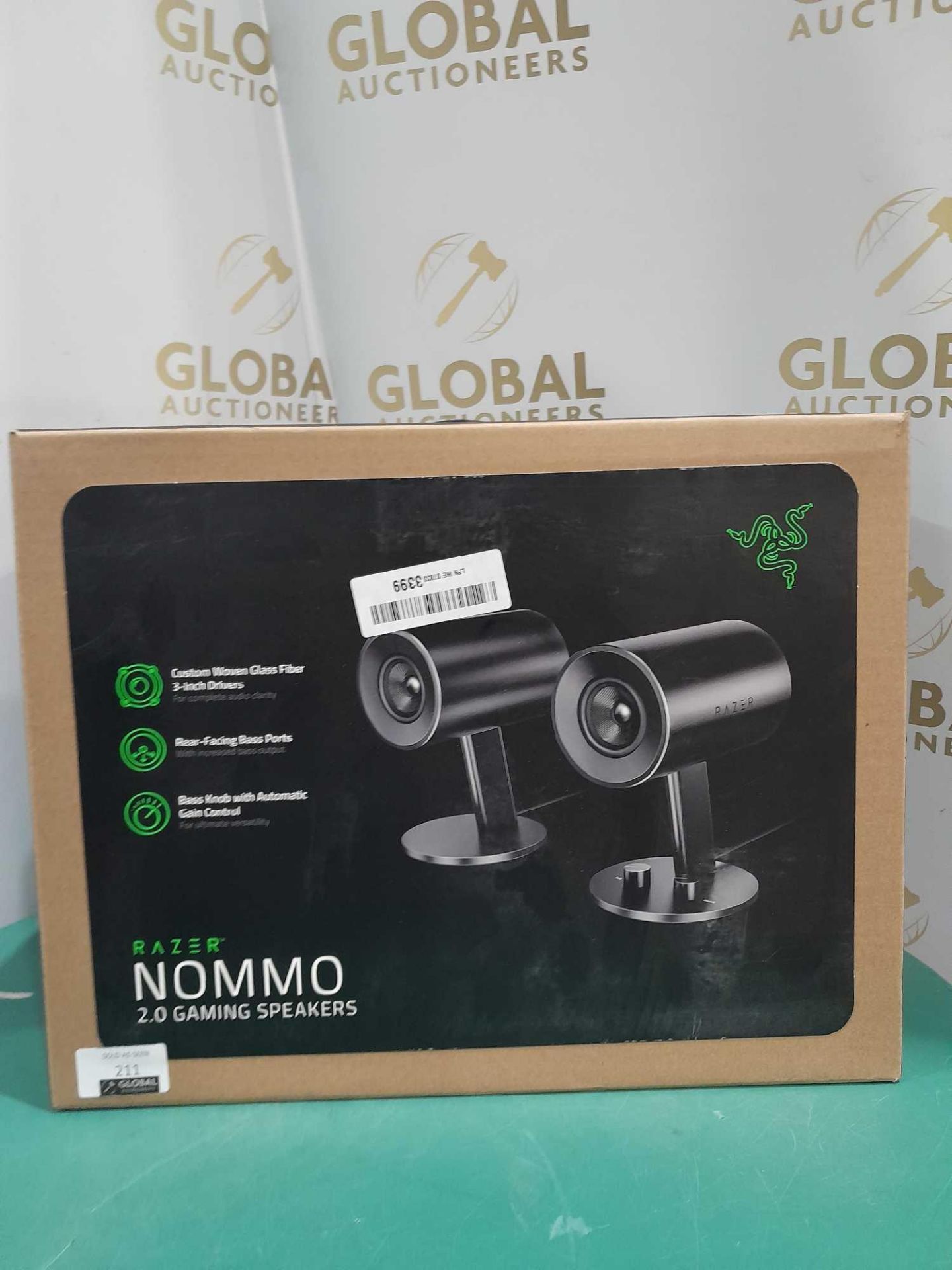 RRP £150 Boxed Razer Nommo Set Of 2.0 Gaming Speakers - Image 2 of 2