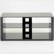 RRP £110 Boxed Ttap Black Tv Stand (Refurb Grade D)