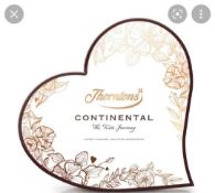 RRP £60 Lot To Contain 6 Boxed Thornton Love Heart Continental 517G Chocolate Gift Sets