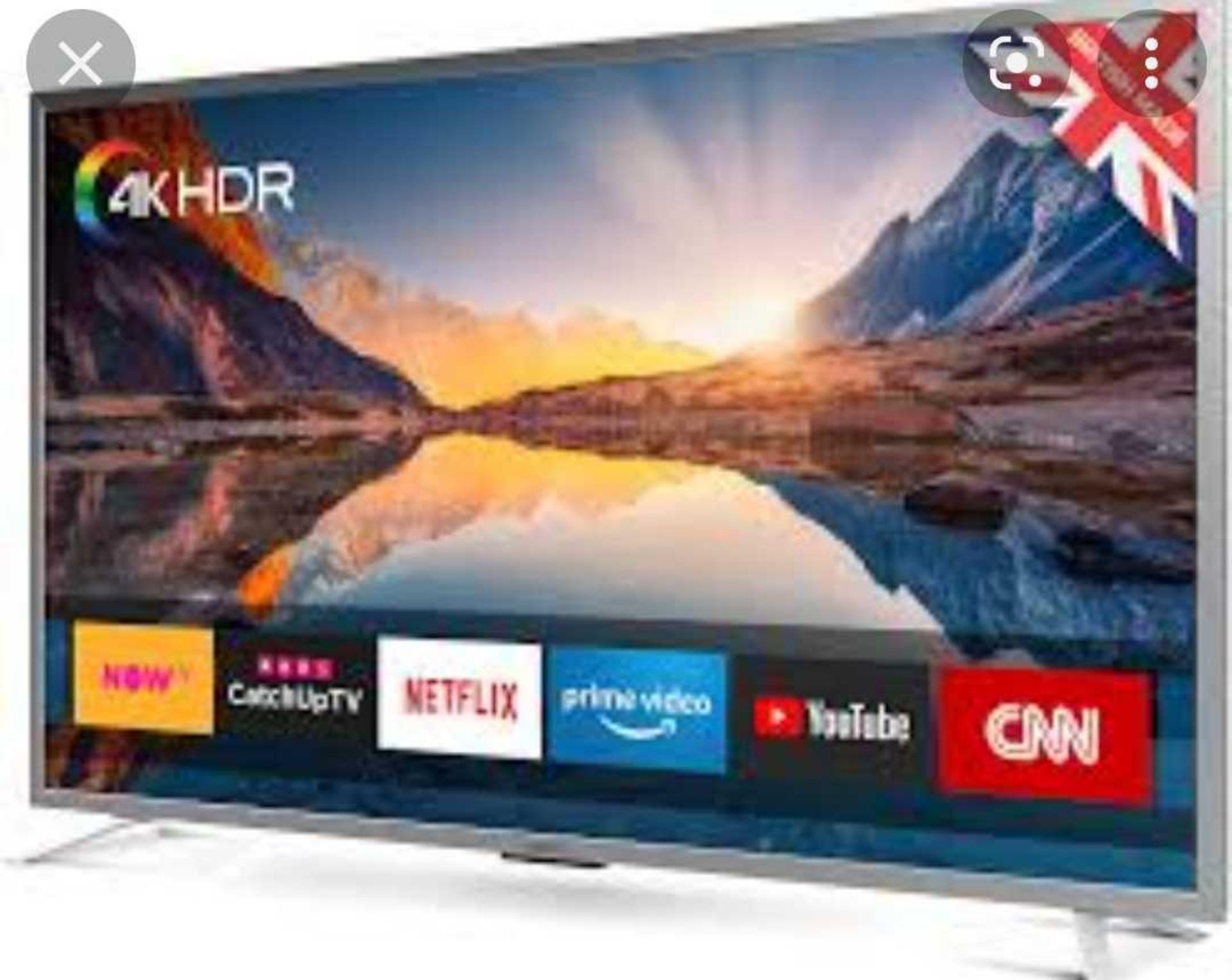 RRP £1500 Boxed Cello C75Sfs4K 75" Smart 4K Uhd Android Superfast Tv