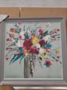 RRP £175 Asia Jenson Wild Flowers Framed Print