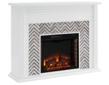 RRP £750 Boxed Sicilian Marsily Electric Fire Suite