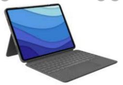 RRP £130 Boxed Logitech Combo Touch Ipad Pro 12.9Inch 5Th Gen Detachable Keyboard Case