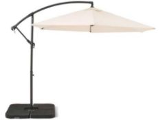 RRP £110 Boxed Amazonia 3M Cantilever Parasol