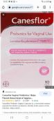 RRP £200 Lot To Contain 20 Boxed Canesflor Probiotics (10 Vaginal Capsules Per Box)