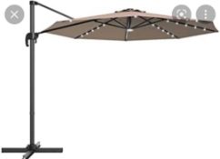 RRP £150 Boxed Roma 3M Cantilever Parasol