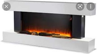 RRP £330 Boxed Warmlite Hingham 2Kw Wall Mounted Fireplace Suite