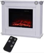 RRP £220 Boxed Warmiehomy Pm0789 Electric Fireplace