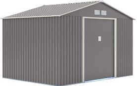 RRP £530 Boxed Rowlinson 10X8 Trentvale Apex Metal Shed