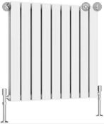 RRP £140 Boxed White 600X612Mm Double Flat Panel Radiator