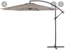 RRP £180 Boxed Nova Apollo 3M Round Cantilever Parasol