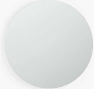 RRP £135 Boxed John Lewis Scandi White 120Cm Round Mirror