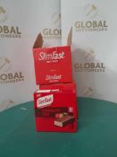 RRP £120 Lot To Contain X8 Boxes Of Slimfast Strawberry/Chocolate