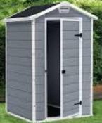 RRP £400 Boxed Keter 130X192X198Cm Maintenance Free Shed