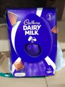 RRP £236 New And Sealed Lot To Contain (25 items)Cadbury Dairy Milk Giant Easter Chocolate Eggs, 515