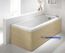 RRP £150 Boxed Beech Wood Veneered Bath Panel